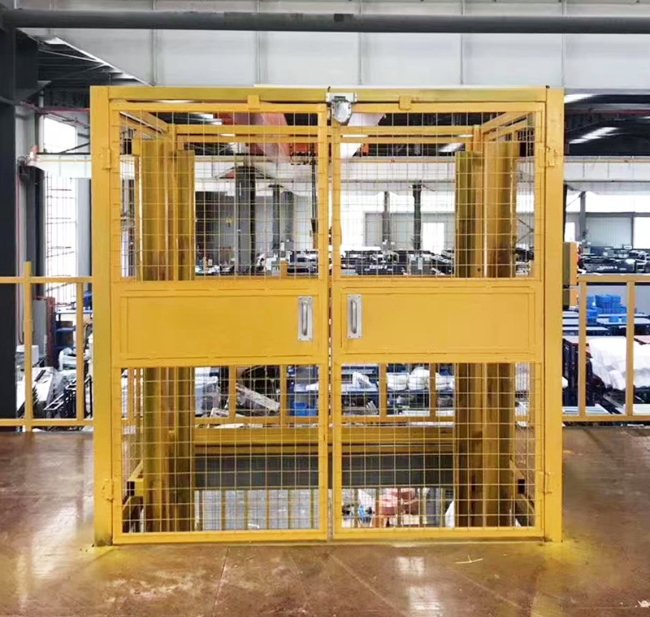 儋州智能导轨式升降机亮相